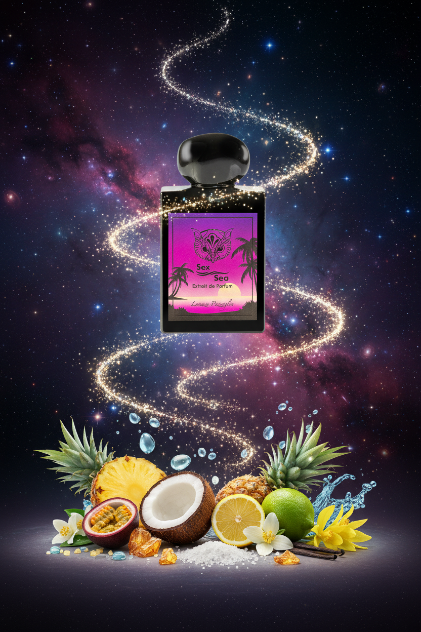 Sex Sea perfume elevándose con notas aromáticas